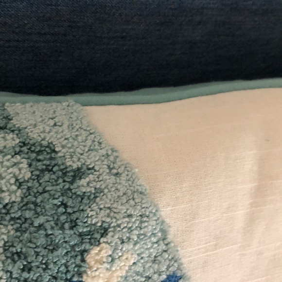 Embroidered Starfish Pillow - Picture 5 of 13